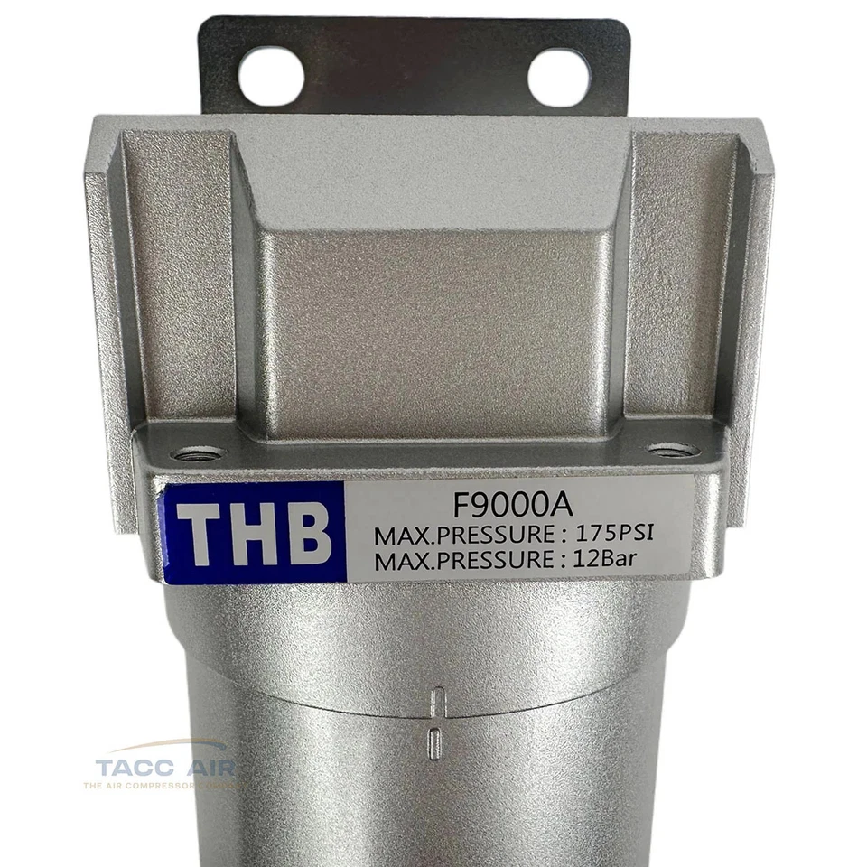 1" Inline Air Compressor Water Moisture Filter Trap Separator w/ Auto Drain - Image 2 of 4