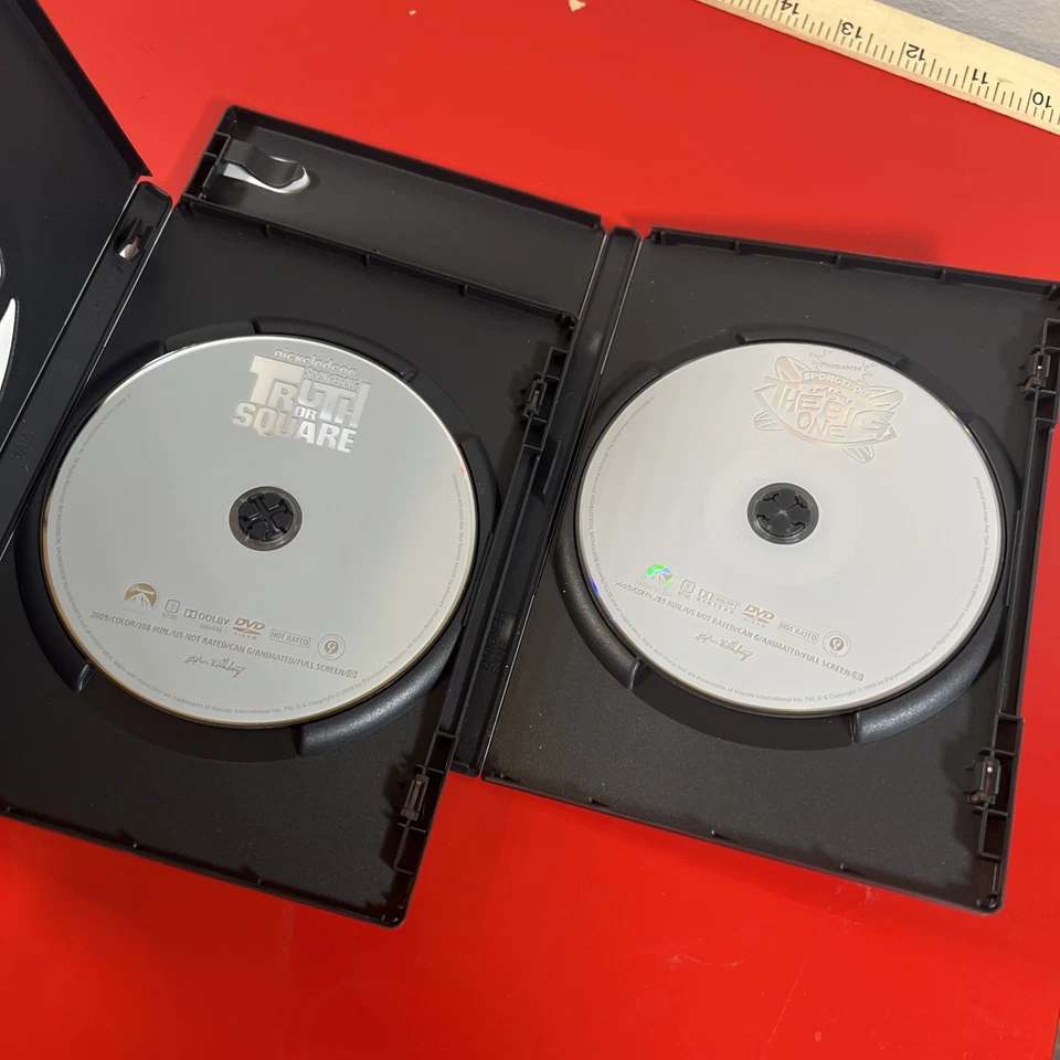 Set 2 DVD Nickelodeon SpongeBob : Truth or Square & SpongeBob vs. the Big One - Image 3 of 4
