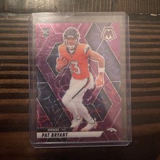 2025 Panini Mosaic Scope Prizm Rookie Pat Bryant #379 Broncos Football Card