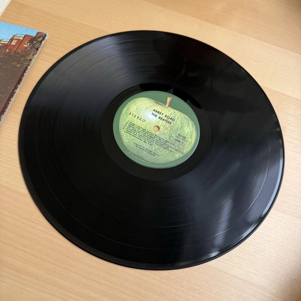 Beatles Abbey Road 1969 US Pressing 🍏 In Shrink! W/Sleeve NICE Excellent Foto 2 de 4