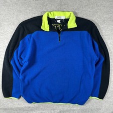 Vintage 90s NAUTICA COMPETITION Spell Out Fleece Sweater Sweatshirt Men USA XL