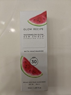 Glow Recipe Watermelon DEW SHIELD Hydrating Fluid SPF30 1.69oz 50mL EXP 02/2028