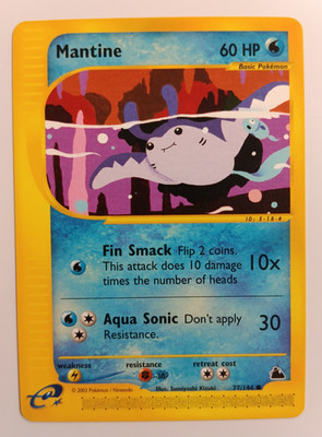 Pokémon Mantine / Mantax 77/144 Skyridge | Common | Englisch | Near Mint