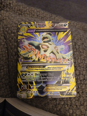 #ad #ad M Tyranitar EX 92 Full Art 92 98 XY Ancient Origins Holo $50.00