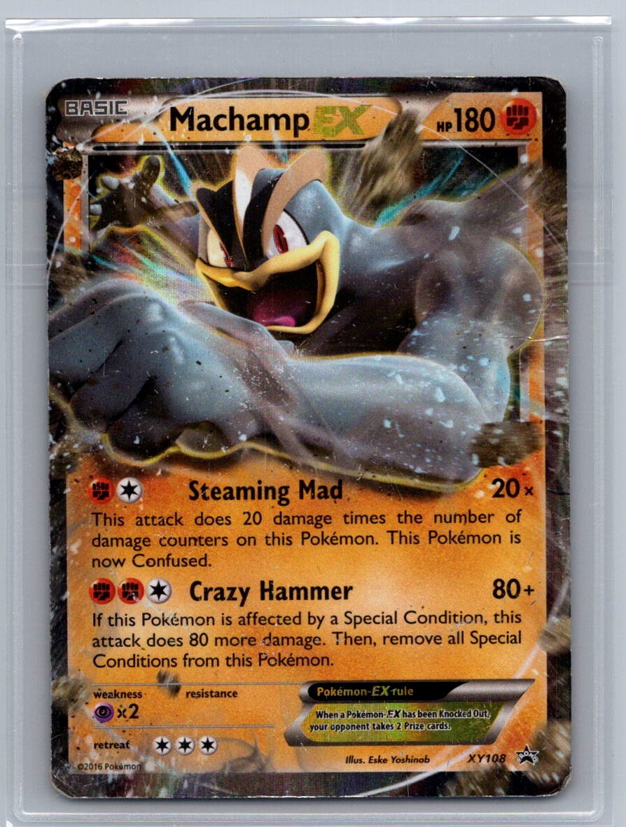 Machamp EX XY108 Holo Promo XY Promo Pokemon Lightly Played