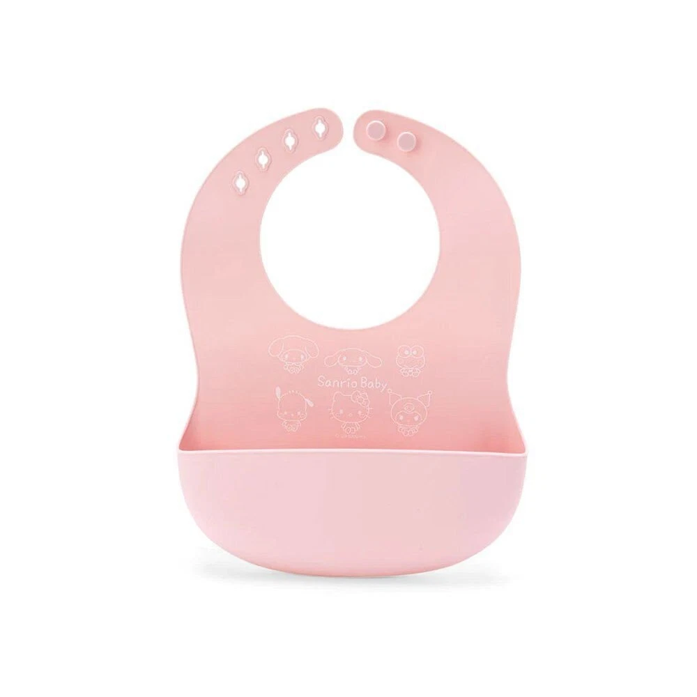Sanrio Character Baby Silicone Bib Waterproof, Soft, Unisex, 10-72 Months Gift