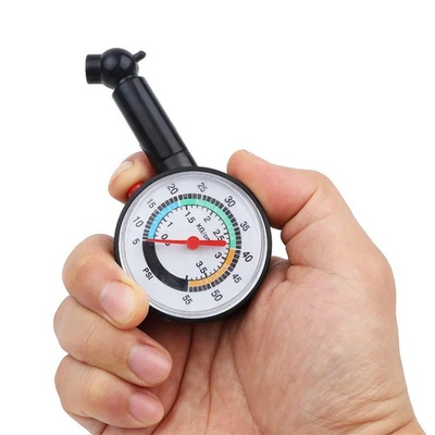 #ad Mini Tire Pressure Gauge PSI BAR Air Pressure Tester for Car Truck Bike $8.99