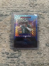 2025 Panini Rookies & Stars - Airborne Jalen Hurts #3 Blue Plaid