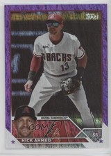 2023 Topps Update Purple Foil 386/799 Nick Ahmed #US12 0w8f
