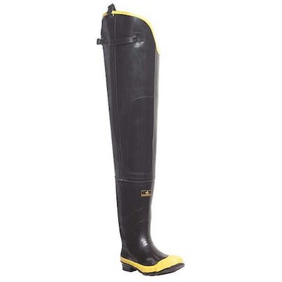 Lacrosse 24009091 Size 10 Men's Steel Hip Wader, Black