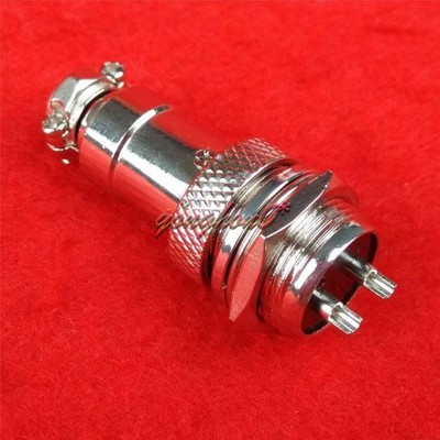 New 2Pin Male Female Panel Chassis Harness AC-DC Power Connector Kit #to
