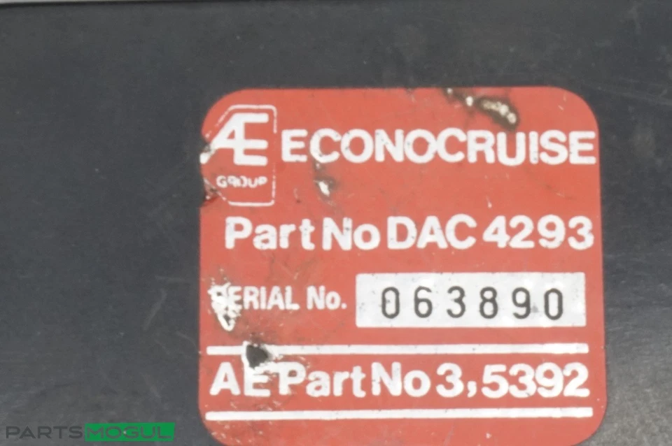Jaguar XJS XJ6 1983-1987 módulo de control de crucero unidad caja DAC4293. Dac 4293 OEM Foto 4 de 4