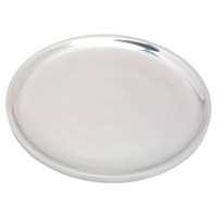 Kerzenteller Rund Ø19Cm Aluminium Poliert Untersetzer Dekoration Stumpenkerzen