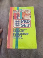 1990-91 Pro Set Soccer Collector Cards Sealed 48 Pack Box (Football Association)