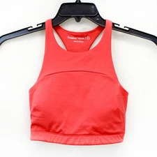 Outdoor Voices Crop Top Bra Sportwear Coral Fitness Active Built-in Cup XS