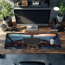 40 90cm Extra Large Gaming Mouse Pad Non-Slip, Durable Stitched Edges, High-Den