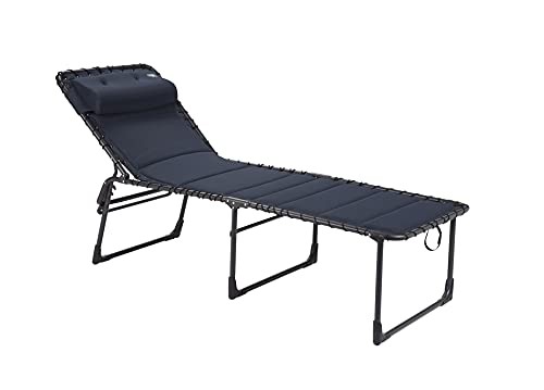 Crespo Sonnenliege Liegestuhl AL364 XL Air Deluxe Camping Garten Liege Alu 140kg - Bild 4 von 4