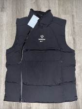 Nike x NOCTA Drake Puffer Tactical Vest Black Mens Size Medium M