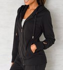 Bench Damen Sweatjacke Kapuzenjacke Freizeit Langarm schwarz Gr. 40/42 NEU