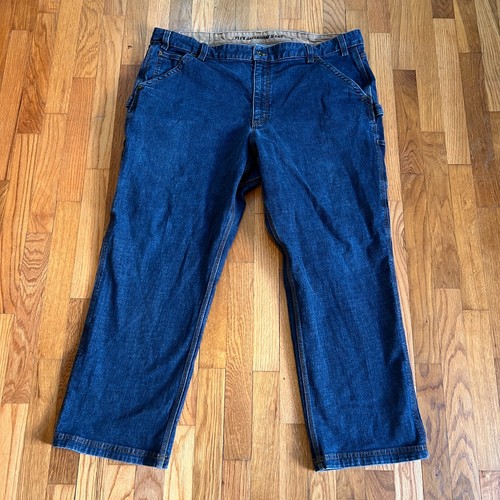Duluth Trading Jeans Lot of 2 Mens 44x30 Denim Flannel Lined Carpenter Relaxed - Picture 3 of 16