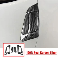 Real Carbon Fiber Exterior Door Handle Cover Trim For Nissan 370Z 2009-2020
