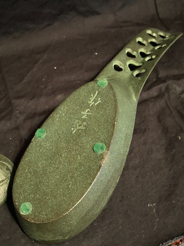 Vintage Japanese “Koro” Cast Iron Bird Of Paradise Bowl / Server / Holder - Picture 4 of 6