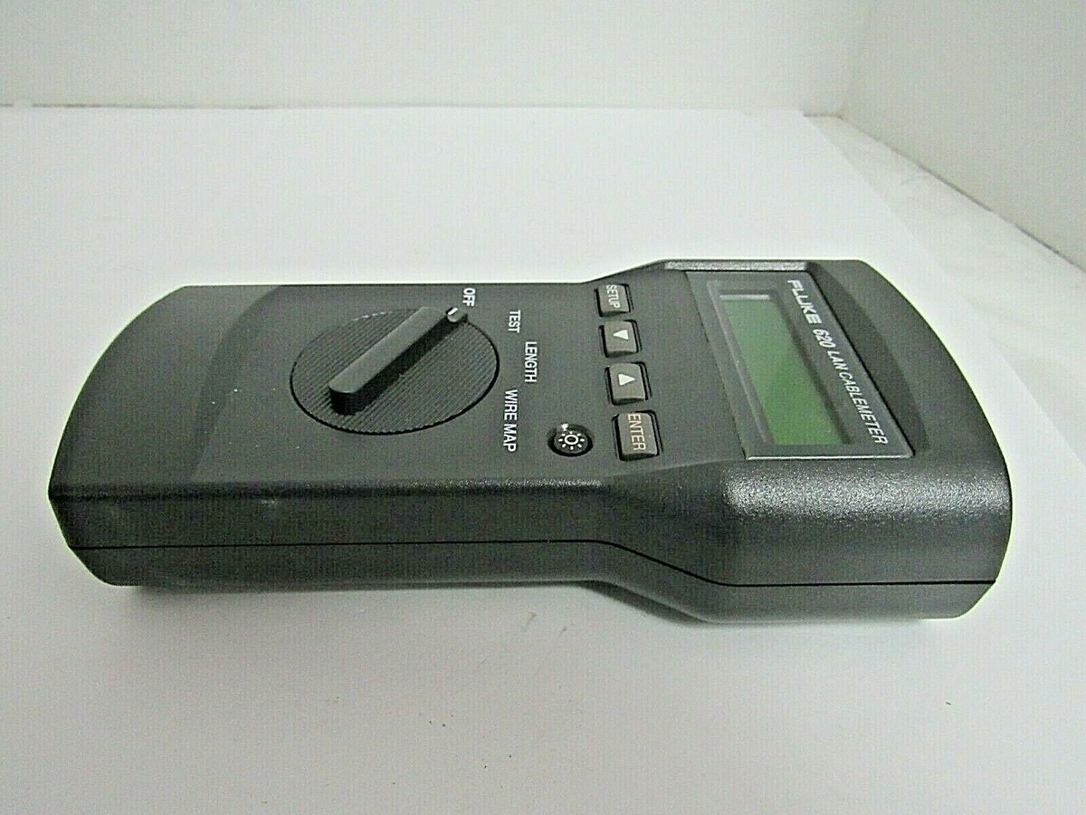 FLUKE 620 LAN CABLEMETER W/ CASE | eBay FLUKE 620 LAN CABLEMETER W/ CASE | eBay
