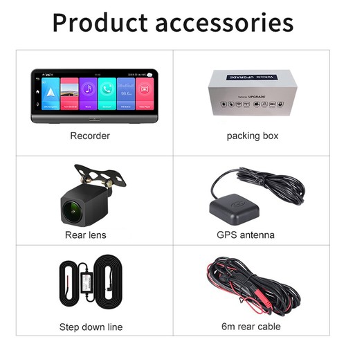 4G dashboard car camera Android 8.1 ADAS car video recorder App Remote monitor - Picture 8 of 11