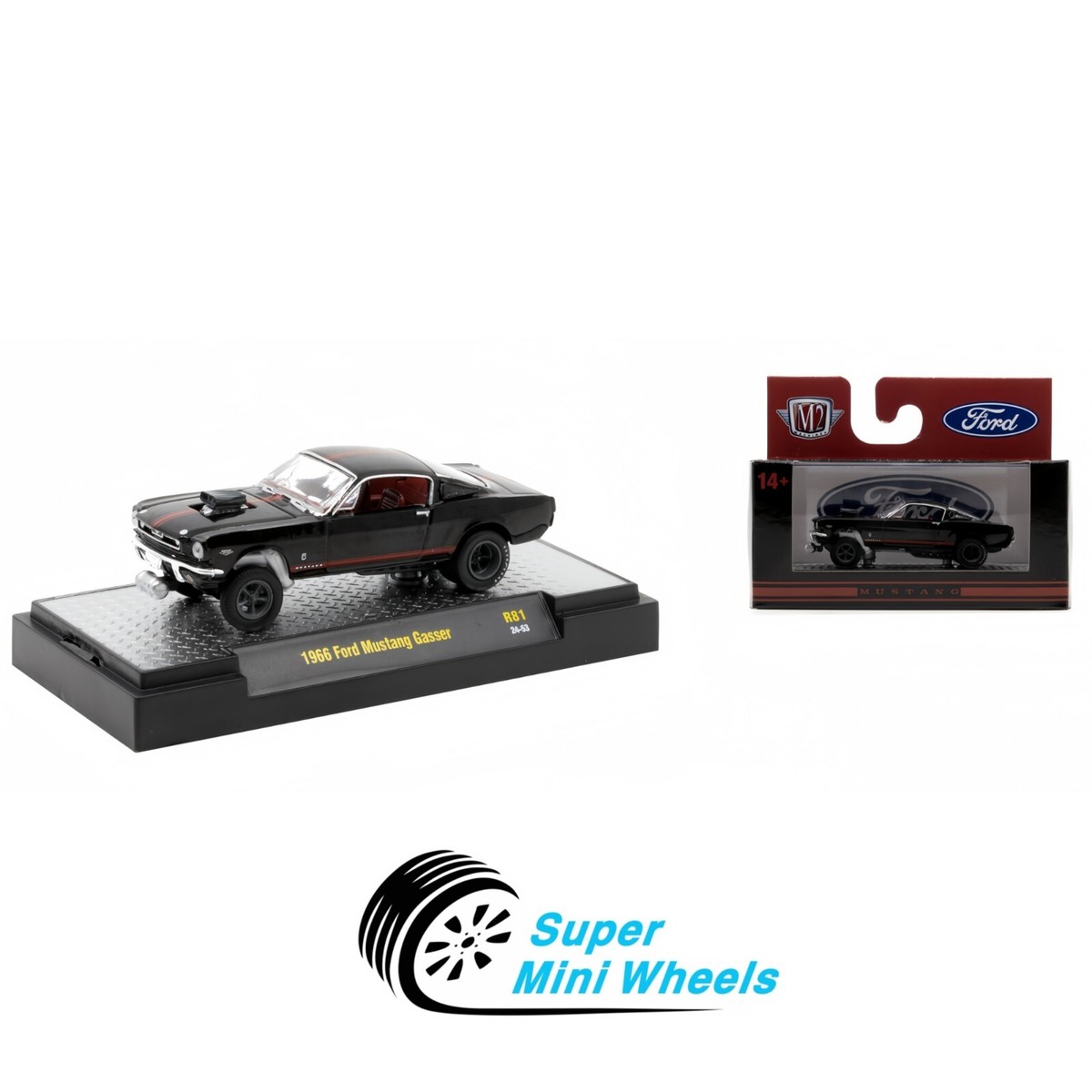 M2 Machines 1:64 ​​​​- ​​​​​​​​​​​​​​​​​1966 Ford Mustang Gasser