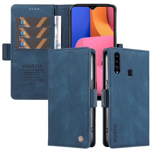 For Samsung A10 A20 A8 A5 Skin Feel PU Leather Flip Wallet Case Phone Case Cover - Picture 2 of 20
