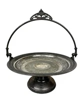 James W. Tufts Boston Quadruple Silver Plate Footed Plate 2705_Beautiful!Unique!