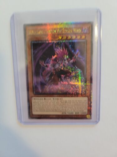 Yugioh! TCG - Blackwing - Simoon The Poison Wind - Quarter Century - RA01-EN012 - Picture 1 of 5