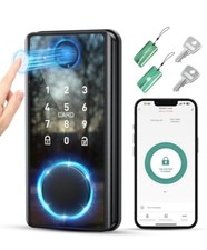 PSOS Keyless Entry Door Lock with Keypad - Fingerprint Door Lock - Smart Locks f