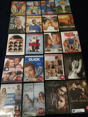 Twilights, Break up, Click, Dirty Dancing, Anger Management, Fools Rush In, etc.