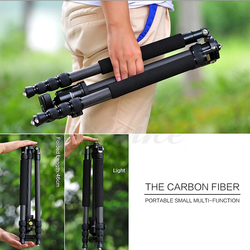 Zomei Z888C Professional Carbon Fiber Tripod Monopod&Ball Head For DSLR Camera - Image 3 of 4