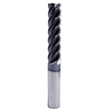 NEW 1/4"x1/2x2-1/2" 5FLUTE CARBIDE END MILL FOR HIGH TEMPERATURE STEEL USA SELL