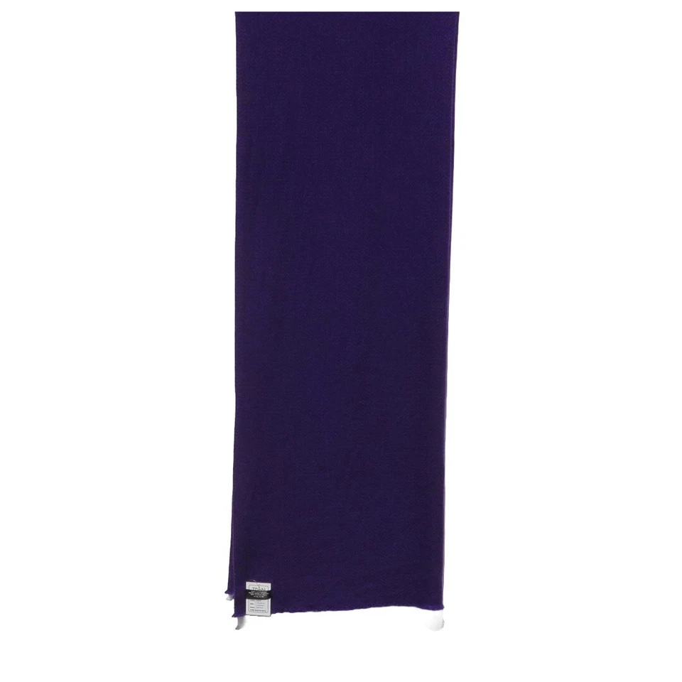 Cachemira | Mantón/Envoltura | 2 capas | Telar a mano | Nepal | Mini espiga | Púrpura Foto 3 de 4