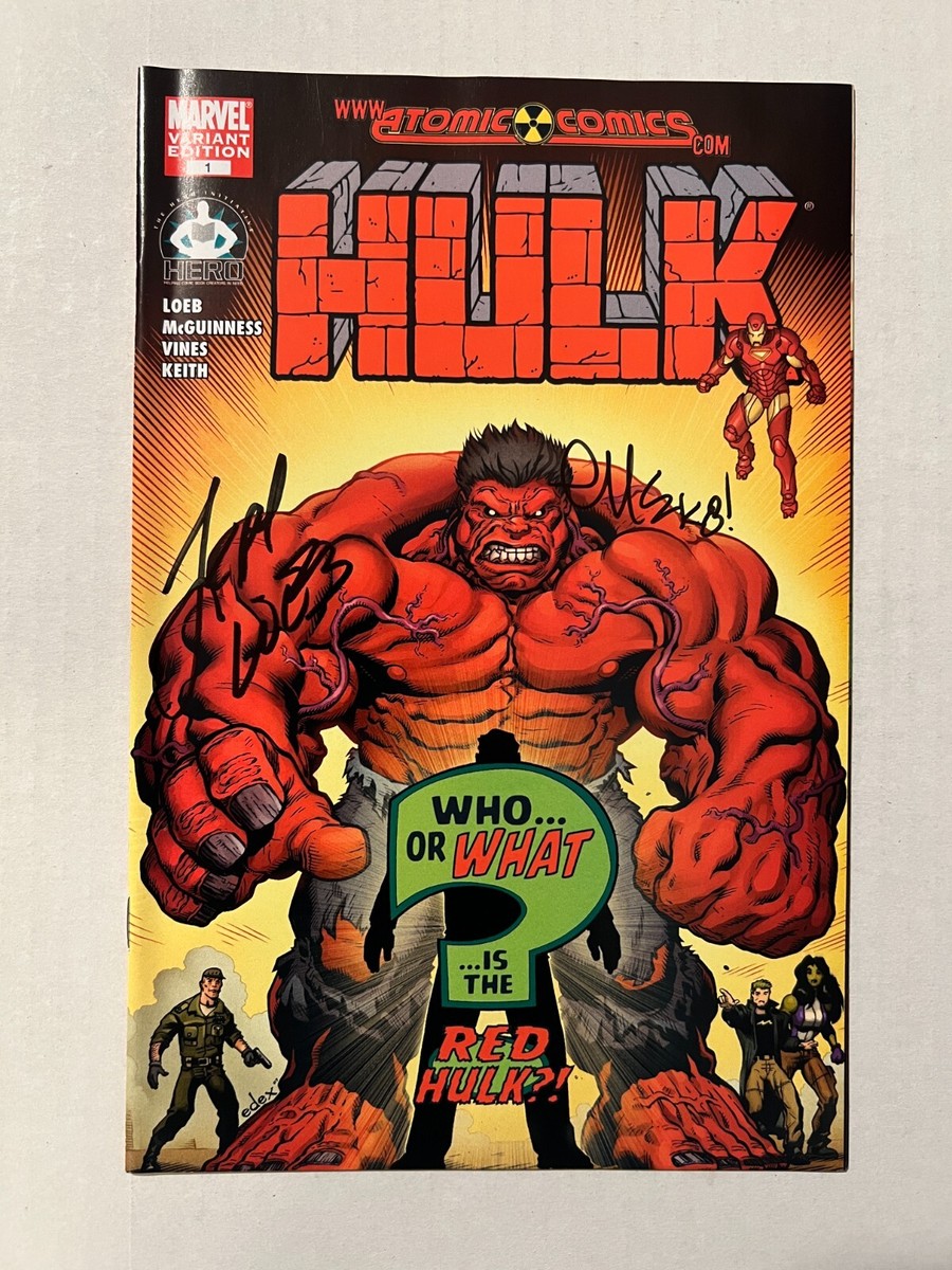 ハルク　激レア　red hulk 1st app Marvel アメコミ HULK #1 NM- 9.2 1ST APPEARANCE OF RED HULK ATOMIC COMICS