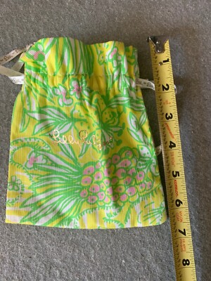 Porte-clés Lilly Pulitzer En Forme De Citron Jaune - Avec Petit Sac Cadeau - Neuf Sans étiquette