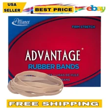 Alliance Rubber 26649 Advantage Rubber Bands Size 64, 1/4 lb Box Approx 80 Bands