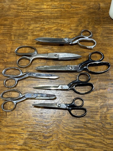 Vintage Scissors Lot (7) Sewing Shears