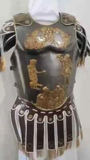18ga Steel Medieval Armor Roman Cuirass Reenactment Knight Breastplate
