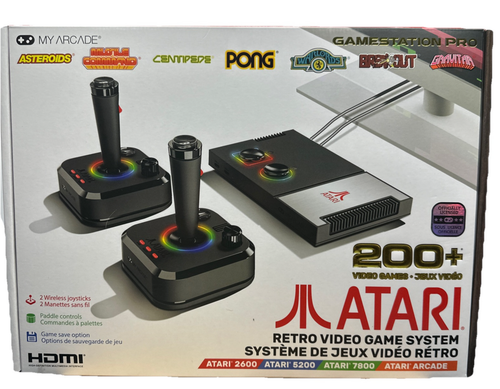 My Arcade ATARI Retro Classic Video Game System 2600/5200/7800 200 Games - New