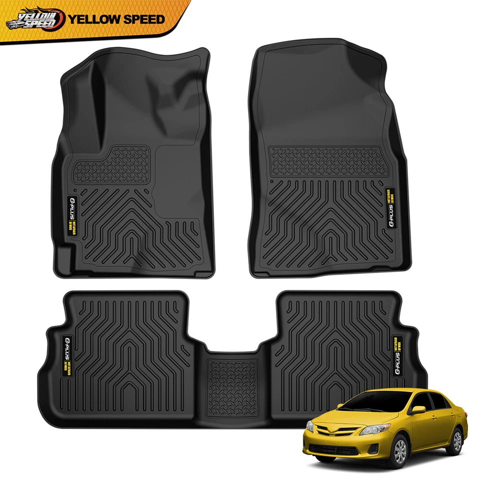 Alfombrillas TPE para todo tipo de clima 2 filas forro aptas para Toyota Corolla/matrix 98531 09-13 Foto 2 de 4