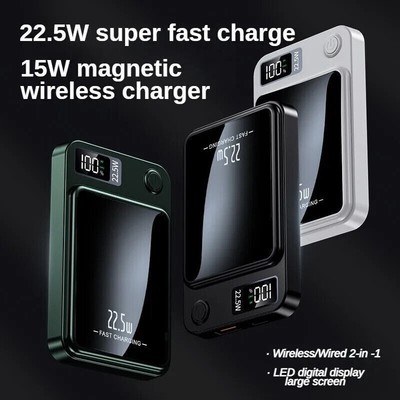 Wireless Chargers Power Bank 10000mAh 22,5W Magnetic Batterie für iPhone Samsung