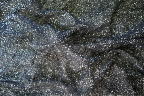 BLACK SILVER GLITTER SLEEVES HOLD CONTROL SHAPING POWER MESH BODY SUIT EVENING - Picture 4 of 10