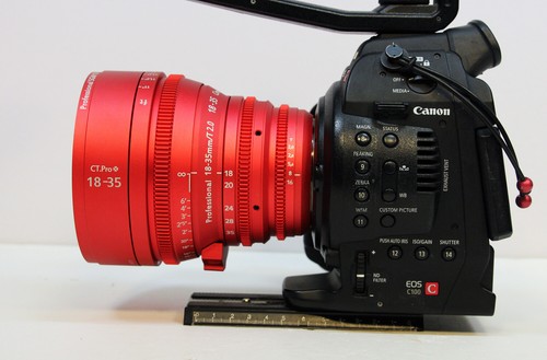 cine sigma 18-35mm t2 canon ef parfocal full manual hard stops de clicked iris - Picture 2 of 9