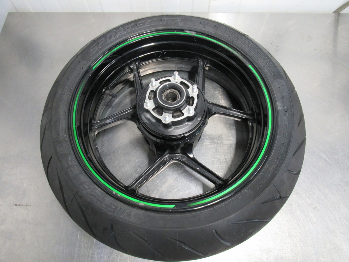 Kawasaki Zx6r Zx636 Ninja 2016 Rear Wheel Rim 41073-0615-18f Kawasaki Zx6r Zx636 Ninja 2016 Rear Wheel Rim 41073-0615-18f