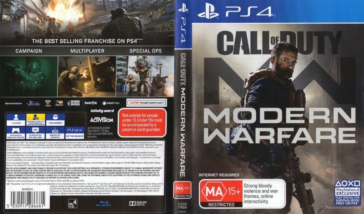 PlayStation4 - 【新品未開封】 call of duty modern warfare Amazon.com: Call of Duty Modern Warfare (PS4) : Video Games