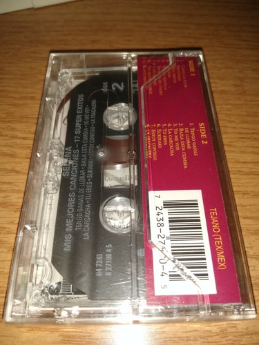 SELENA Quintanilla Mis Mejores Canciones 17 super exitos Cassette Tape - Picture 2 of 3